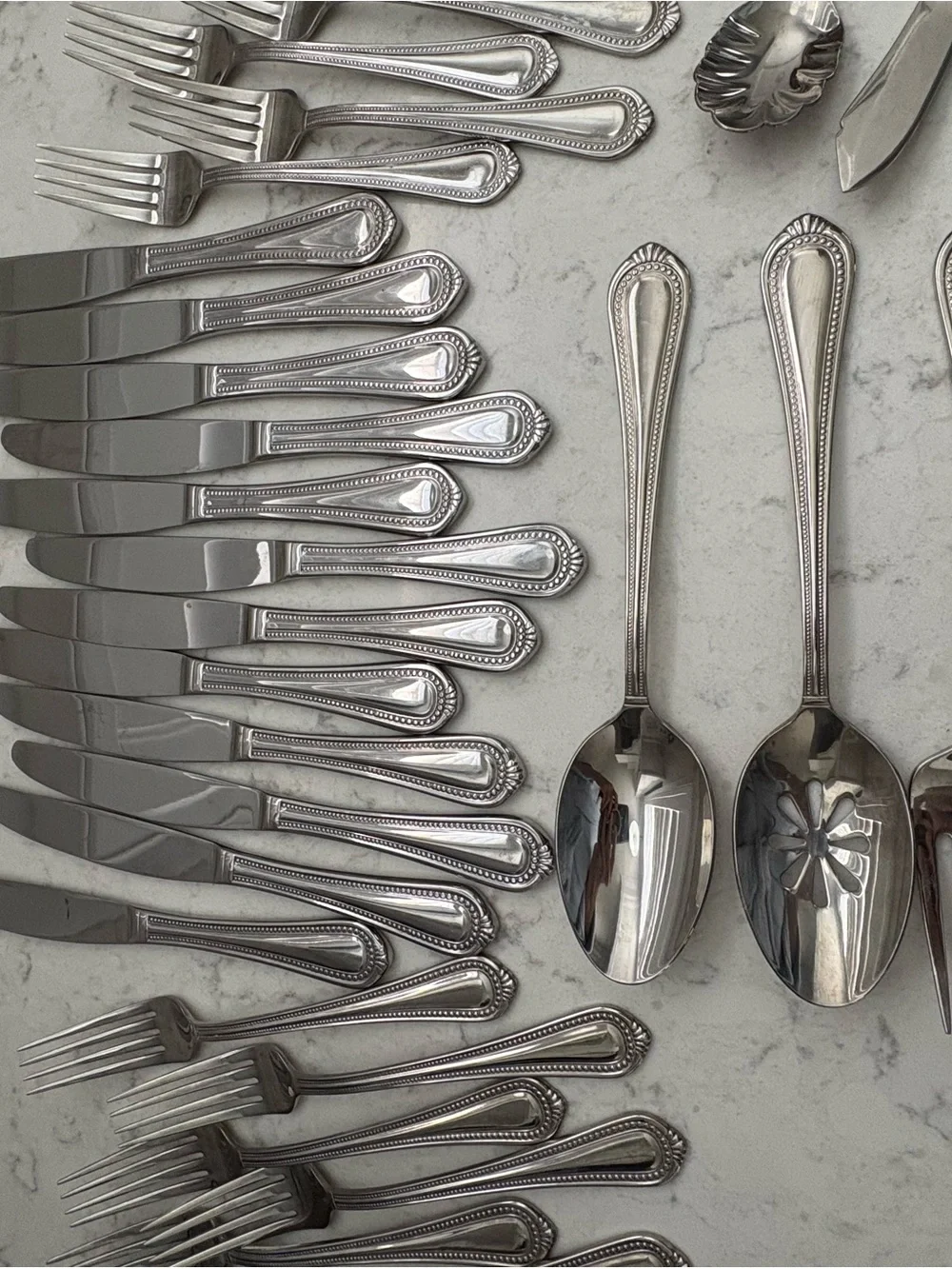 Wallace Chatham classic Stainless Steel 18/10 Flatware service for 12 -65 pieces